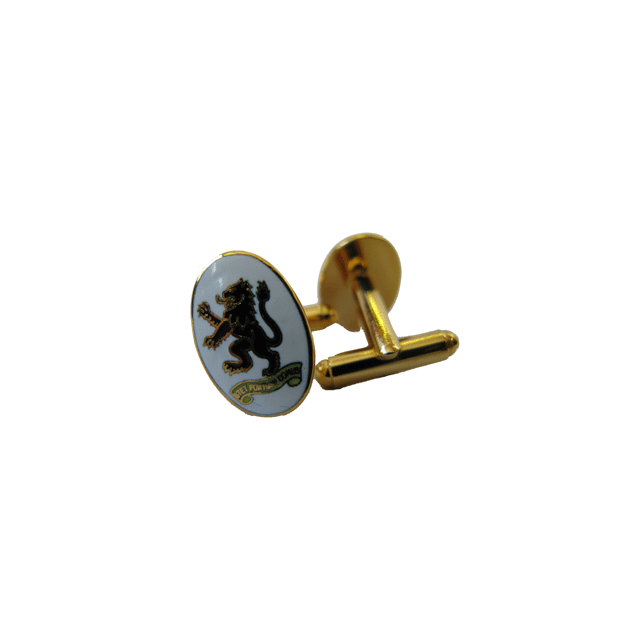 Old Harrovian Enamel Bar Cufflinks