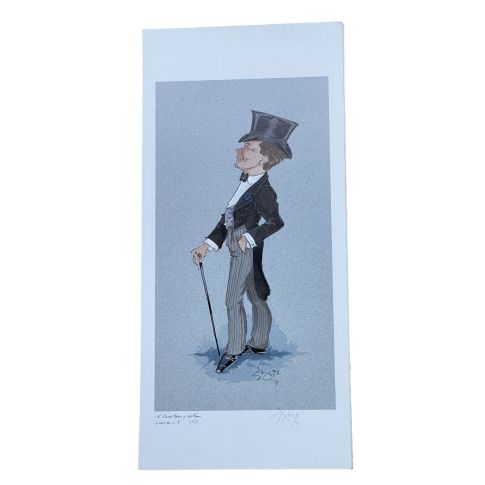 Monitors Caricature unframed print